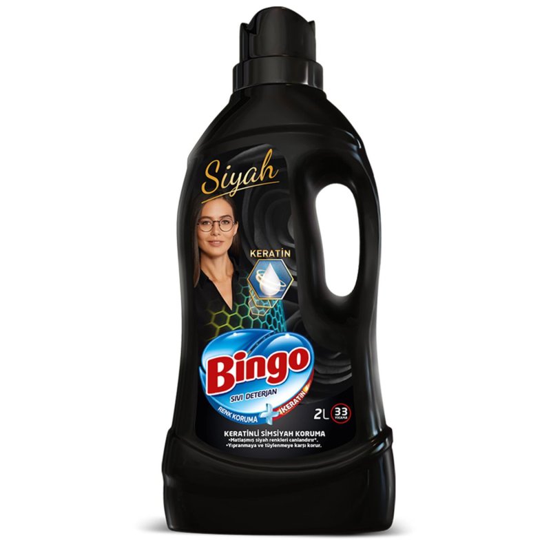 Bingo Sıvı Deterjan Siyah 2 lt