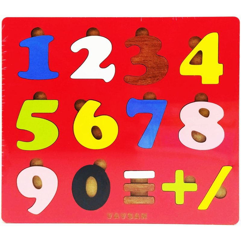 Vavsan Sayı Puzzle Ahşap Oyuncak